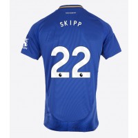 Camisa de time de futebol Leicester City Oliver Skipp #22 Replicas 1º Equipamento 2024-25 Manga Curta